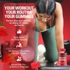 Creatine Monohydrate Gummy Bears - 5000 mg Creatine with BCAAs & L-Carnitine per Dose - for Muscle Building - Sugar Free, Anti-Melt Formula, Vegan, Gluten Free - 30 Servings (90 Count, Strawberry) view 4