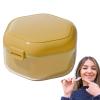 Denture Case - Mouth Guard Case, Leakproof Cleaning Container for False Teeth | Portable Retainer Storage Case, Denture Case view 1