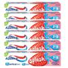 Aquafresh Splash 3-8 Years Strawberry Flavoured Children's Toothpaste, 6 Tubes, 50ml Each, 0% Artificial Flavour & Sweetener | Click on ' ' for More Bulk Options view 1