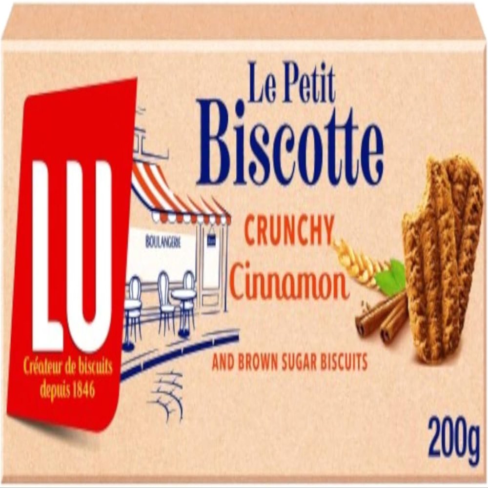 Biscotte Cinnamon Biscuits 200g (Pack Of 4) Tasty Treat "Deliciousness that brings a smile" Gift Hamper Treat For All Occasions