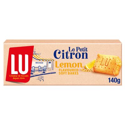 Citron Lemon Flavoured Soft Bakes Biscuits 140g (Pack Of 4) Delicious Tasty And Twisty Treat Gift Hamper, Christmas,Birthday,Easter