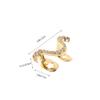 BELLIFFY Zircon Grills for Jewelry Fake Vampire Fangs Mouth Grills for Men Caps for Halloween Costume Party view 2