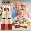 Festive Tower Gift Sets Selection Box of Treats 2.2kg Include Chocolate Biscuits Fudge & More - Easter Egg Sweets Gift Box Birthday Gifts For Women, Men, Dad, Mom, Grandparents & Valentine Couple view 4