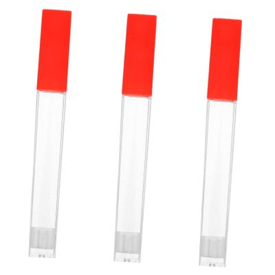 NULYLU 3pcs Thermometer Protective Tube Holder Plastic Storage Case for Temperature Probe Needle Storage Container