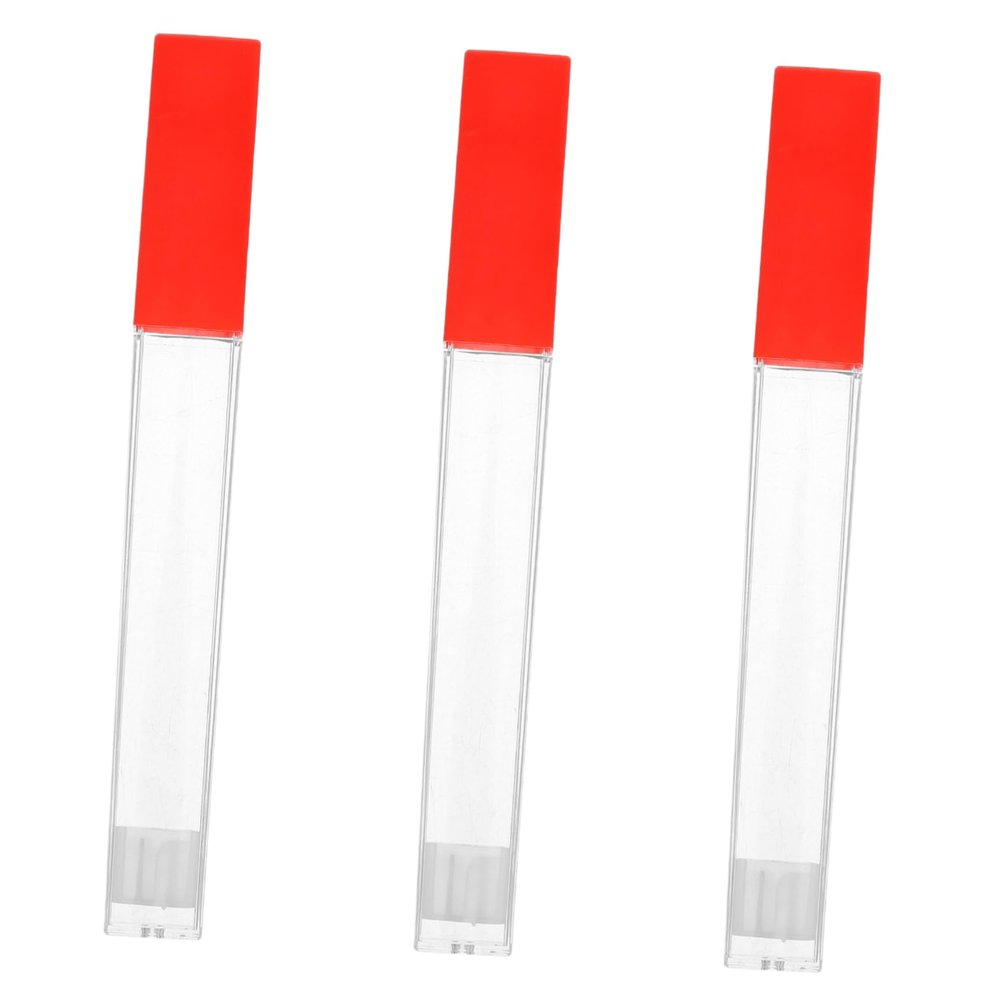 NULYLU 3pcs Thermometer Protective Tube Holder Plastic Storage Case for Temperature Probe Needle Storage Container