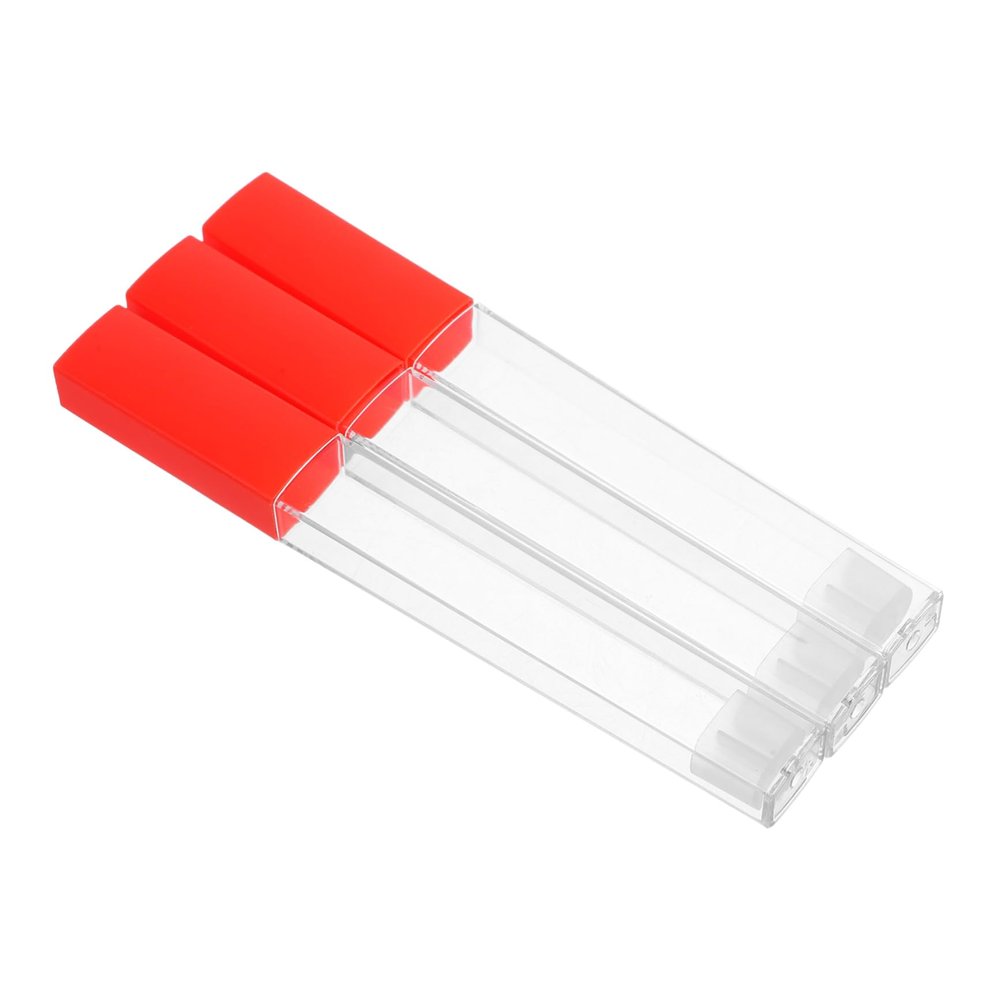 MOLUCKFU 3pcs Thermometer Storage Tube Needle Tube Body Temperature Plastic for Thermometer Probe Covers and Temperature Probe