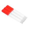 MOLUCKFU 3pcs Thermometer Storage Tube Needle Tube Body Temperature Plastic for Thermometer Probe Covers and Temperature Probe view 1