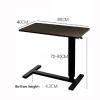Height Adjustable Overbed Table for Laptop Mobile Computer Desk with Wheels Perfect for Living Room Bedroom and Home Office view 2