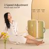 Quiet Floor Foot Warmer Under Desk, Portable Space Heater with Timer, 180 Swing Space Heaters for Office/Under Desk/Home/Kitchen Use(Green) view 3