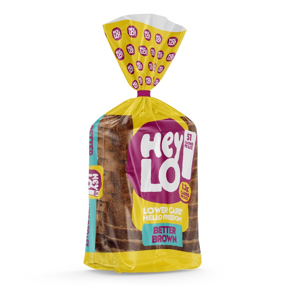 Heylo Low-Carb Better Brown Bread 1.2 Grams of Carb Per 20G Slice 320g