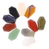 SEWOART 10pcs Phenakite Crystal Stone Decorative Stones Coffin-shaped Decor for Meditation Energy Balancing and Home Dcor Crafts view 1