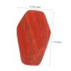 SEWOART 10pcs Phenakite Crystal Stone Decorative Stones Coffin-shaped Decor for Meditation Energy Balancing and Home Dcor Crafts view 2