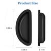 10 Pairs of Hollow Nose Pads for Glasses Silicone Glasses Nose Pads Self-Adhesive Non-Slip Glasses Nose Grips with Airbag Glasses Pads Self-Adhesive for Glasses Sunglasses Reading Glasses (Black) view 2