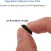 10 Pairs of Hollow Nose Pads for Glasses Silicone Glasses Nose Pads Self-Adhesive Non-Slip Glasses Nose Grips with Airbag Glasses Pads Self-Adhesive for Glasses Sunglasses Reading Glasses (Black) view 4