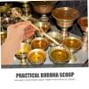 Brass Buddha Hawan Spoon for Ghee and Ritual Offerings view 4