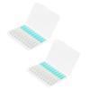 FOYTOKI 80pcs Dental Floss Picks Oral Care Accessories Portable Elastic TPE Plastic Interdental Brushes Prevent Dental Lines Green for Home and Office Use view 1