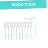 FOYTOKI 80pcs Dental Floss Picks Oral Care Accessories Portable Elastic TPE Plastic Interdental Brushes Prevent Dental Lines Green for Home and Office Use view 2