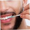 FOYTOKI 80pcs Dental Floss Picks Oral Care Accessories Portable Elastic TPE Plastic Interdental Brushes Prevent Dental Lines Green for Home and Office Use view 4