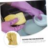 GOOHOCHY Dishwashing Gloves for Cleaning Kitchen Use for Bowl and Plate Washing view 4