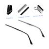 GOOHOCHY Replacement Arms for Glasses Metal Glasses Temple Arms in Black Wear-resistant and Easy to Install for Spectacles and Sunglasses view 2