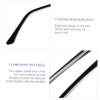 GOOHOCHY Replacement Arms for Glasses Metal Glasses Temple Arms in Black Wear-resistant and Easy to Install for Spectacles and Sunglasses view 3
