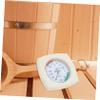 CIYODO Sauna Hygrometer Thermometer Wooden Design Classic Stylish Khaki Accurate Temperature Measuring Easy Installation for Sauna and Steam Room view 4