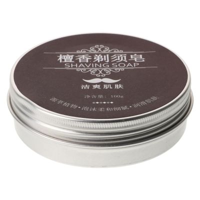 FRCOLOR Natural Beard Shaving Soap Bar Gentle Pan for Men Face Mustache Hair Conditioner Shave Butter Men's Bar Soap