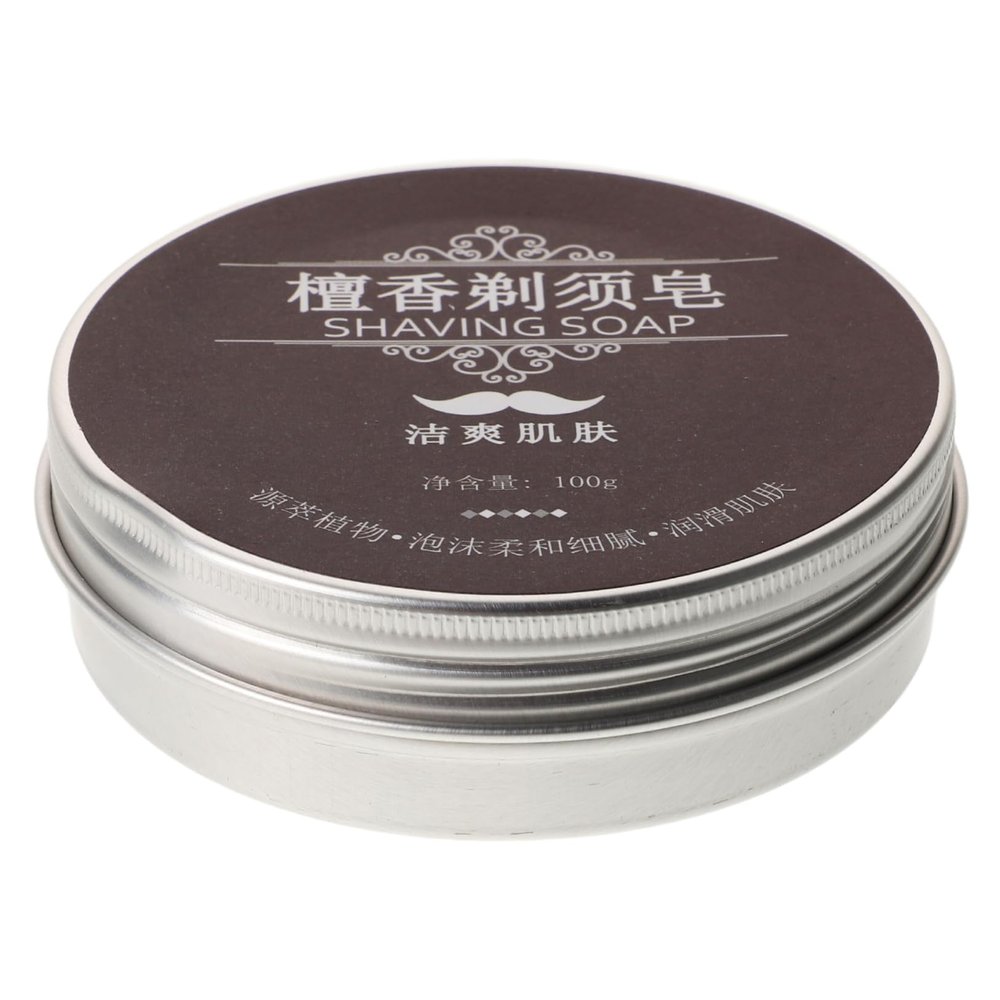 FRCOLOR Natural Beard Shaving Soap Bar Gentle Pan for Men Face Mustache Hair Conditioner Shave Butter Men's Bar Soap