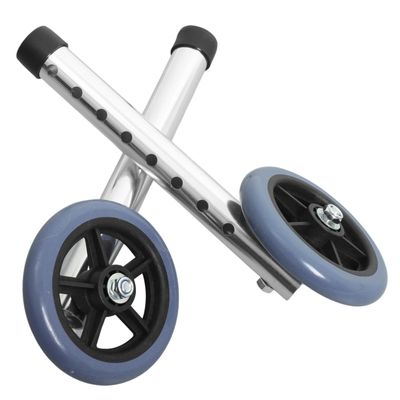 Walker Replacement Parts 2pcs Aluminium Alloy Tube Caster Wheels