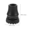 FOYTOKI 4pcs Trekking Pole Foot Covers Rubber Canes Tips Replacement for Hiking Sticks Skid Walking Cane Tips Protectors for Outdoor view 2