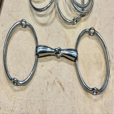 5 1/4 Large Ring Stainless Steel Polo Running Gag Bit