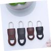 VILLFUL 2 Sets Multifunctional Zipper Pulls Black Resin Anti-Slip Zipper Slider Head for Coat Luggage Backpack Handbag Repair view 3