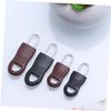 VILLFUL 2 Sets Multifunctional Zipper Pulls Black Resin Anti-Slip Zipper Slider Head for Coat Luggage Backpack Handbag Repair view 4