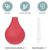 AOGOE Enema Bulb Douche, 224ML Silicone Anal Douche Enema for Men Women, Reusable Enema Bulb, Safe Comfortable Silicone Washing Cleaning Kit, Ergonomic Enema Bulb, Home Use for Constipation, Cleansing view 3