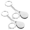 BESTYASH 2pcs Magnifier Keychain for Boys and Girls Portable Mini Hanging Charm Pendant Rotate Magnifier Keyring for Boys Girls Outdoor Learning view 1