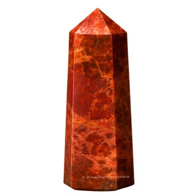 Amazing Gemstone Brecciated Jasper Crystal Towers ~ Natural Healing Point Obelisk for Reiki and Grid (2 to 3 INCH)