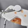 Shower Bench,Shower Chairs for Elderly with Arms, Shower Seats Height Adjustable, Shower Aid for Adults and bled, with U-Cutout for Additional Cleaning, Non-Slip Safety Shower Stool,White view 3