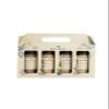Salz-Berg Gourmet Salt Gift Set 4 Premium Seasonings in Glass Ceramic Grinders: Pink Himalayan, Garlic Master, Salty Onion & Salty Garlic Natural, Bold Flavours for Cooking & Finishing view 1