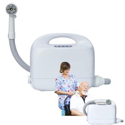 CHANGLKJ Shampoo Bedside Shower Equipment, Elderly Shampoo Device, 2 Levels Suction and IP54 Waterproof, Nano-water Particles and Deep Cleaning, Compact In Size, for Community Centers, Hospitals