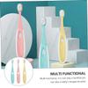 Healvian 3pcs Boy Girl's Toothbrush Soft-bristled Boy Girl Toothbrush Dental Care for and Girls Daily Use and Travel view 4