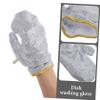 Ciieeo Reusable Silver Cleaning Gloves 1 Pair Bamboo Fiber Heat Insulated view 3