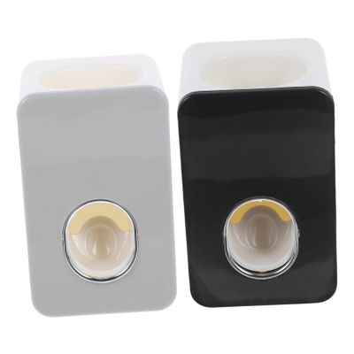 2 Pcs Automatic Toothpaste Dispenser Equipment Wall Mounted Abs