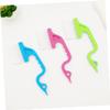 Beaupretty 15pcs Swan Shaped Hand-held Crevice Brush for Groove Window Gap Cleaning Kitchen Cleaning Brush for Window Grooves and Bathroom for Random Color view 4