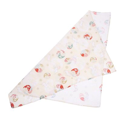 Cabilock Japanese Style Meal Wrapping Cloth Bento Box Packing Cloth Floral Pattern Lightweight and Table Mat Use