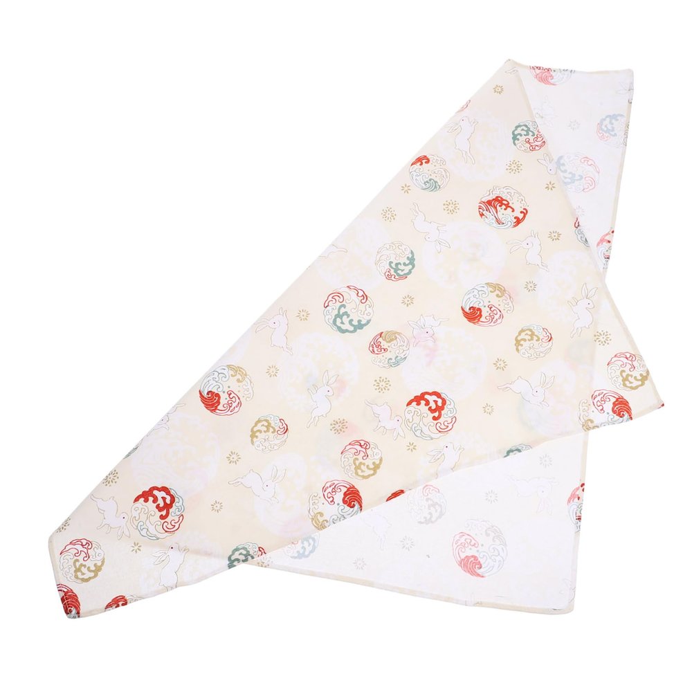 Cabilock Japanese Style Meal Wrapping Cloth Bento Box Packing Cloth Floral Pattern Lightweight and Table Mat Use