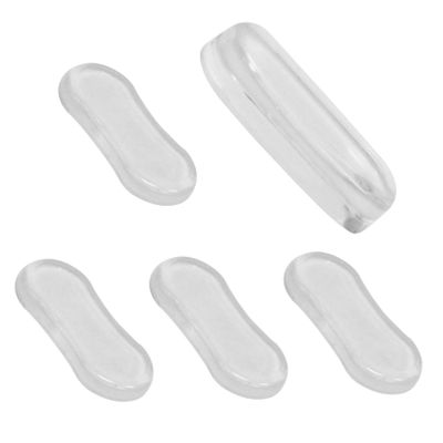 Mute Toilet Lid Pads 5pcs Silicone Self Adhesive Cushioning Pads
