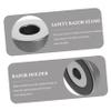 FRCOLOR 2pcs Safety Stand Aluminum Base Holder for Home Bathroom Shear Holder view 4