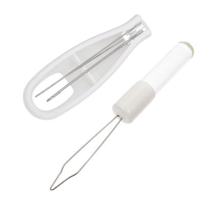 IWOWHERO 2pcs Button Press Hook Tool for One Hand Wearing Clothes Convenient Button Pulling Aid for Coat Dress Home Use