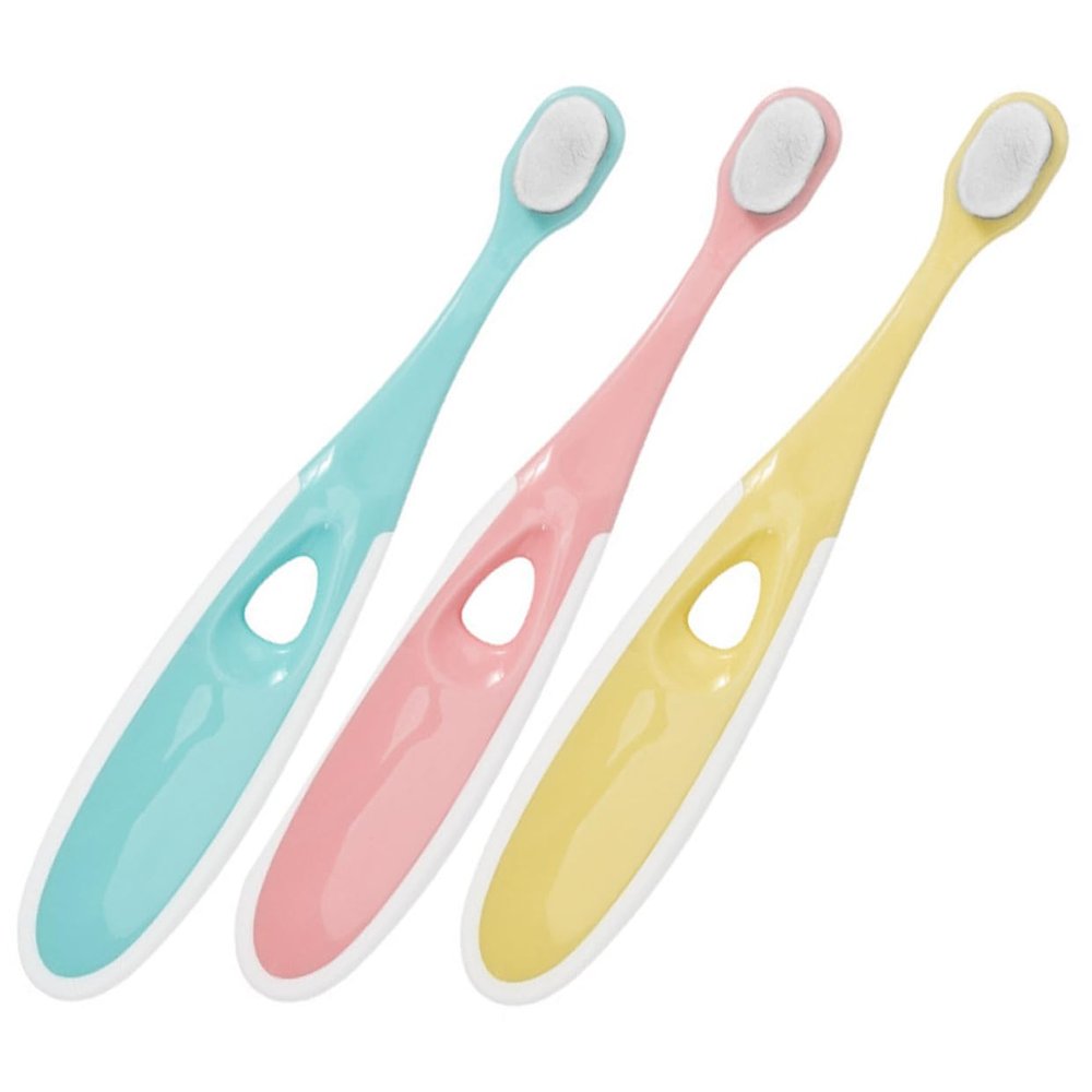minkissy 3pcs Soft-bristled Boy Girl's Toothbrush Adorable Toothbrushes for Boys and Girls for Year Old Teeth Cleaning