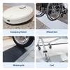 1.2 Inch Sweeping Ramp, Natural Rubber Wheelchair Ramp, Solid Rubber Threshold Ramp for Doorways Driveways Bathroom Smooth Tile(Grey) view 4